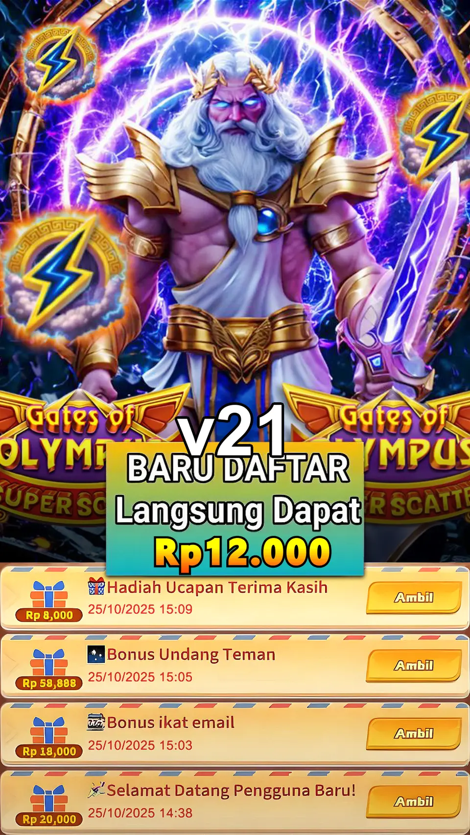 v21 Masuk